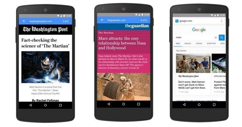 Google mobile pages AMP