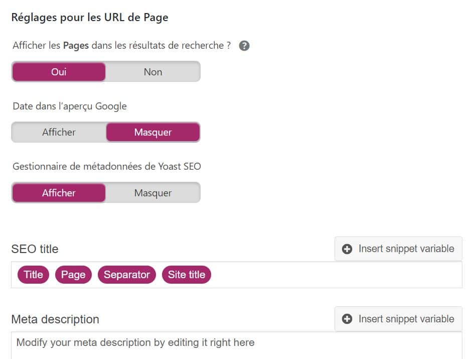 yoast optimisation seo