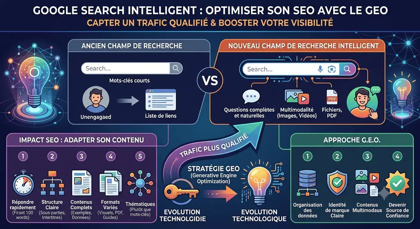 Google Search Intelligent : optimiser son SEO avec le GEO