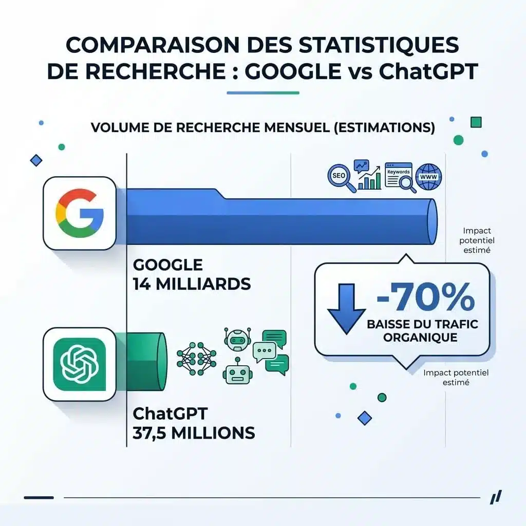 Google vs ChatGPT : Domination de la recherche et impact SEO